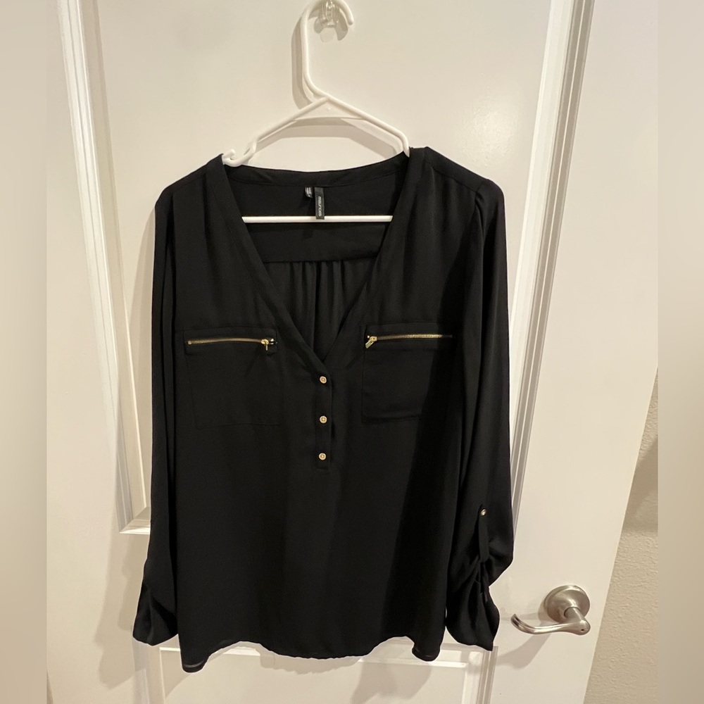 Women’s black blouse